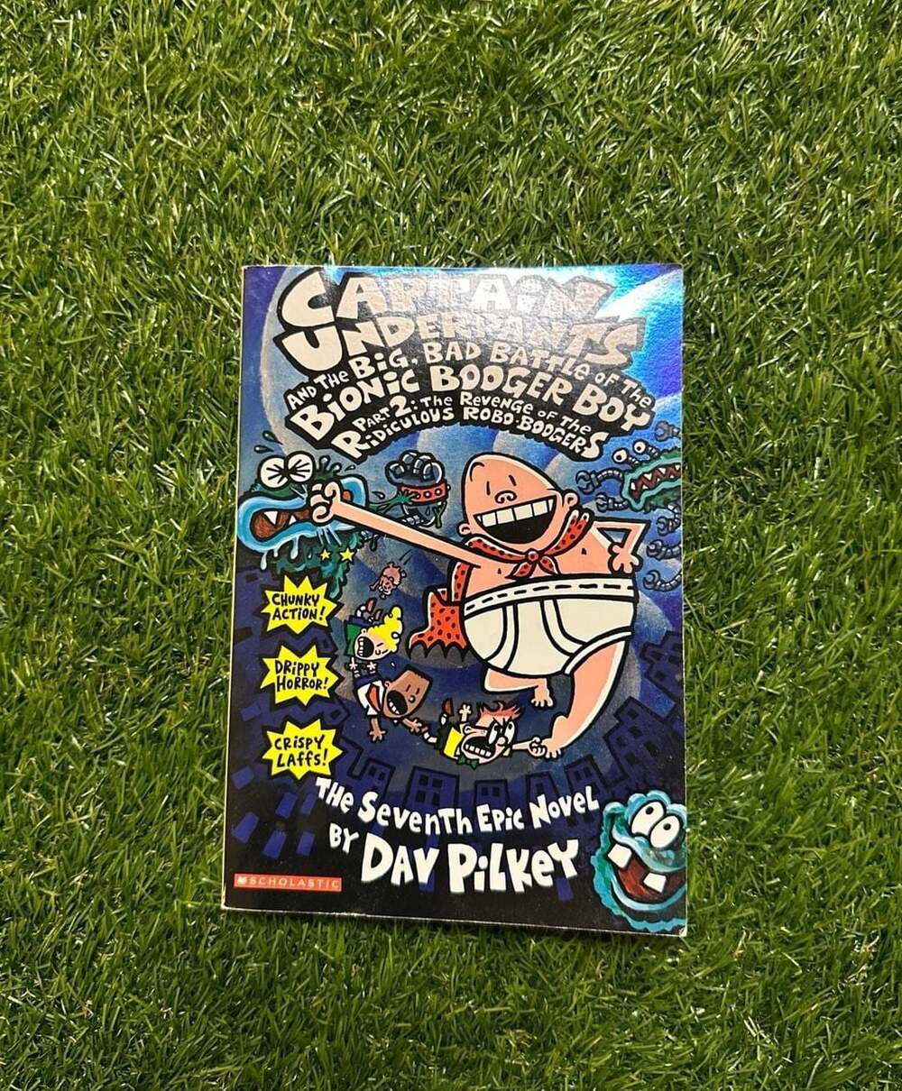 Scholastic Captain Underpants And The Big Bad Battle Of The Bionic Booger Boy